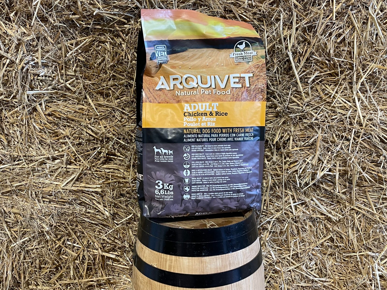 Arquivet Adult Dog Food Chicken and Rice 3kg — La Botiga DU
