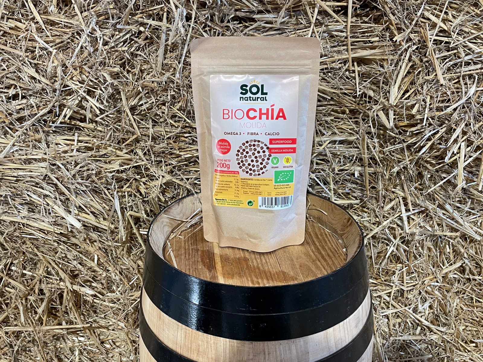 Organic Chia Seeds Natural Sun 200gr — La Botiga DU