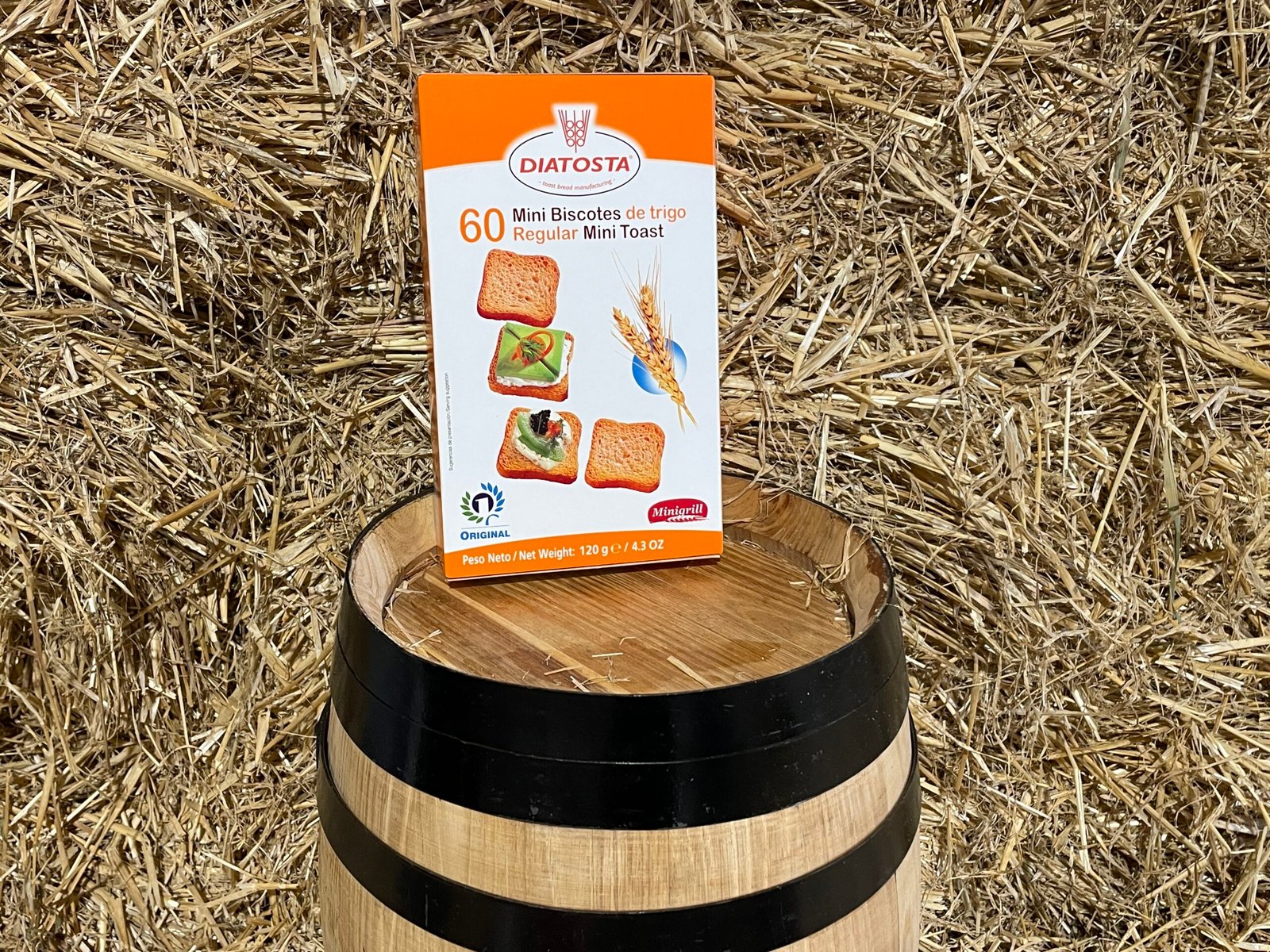 Mini Biscuits Minigrill Diatosta 120gr — La Botiga DU