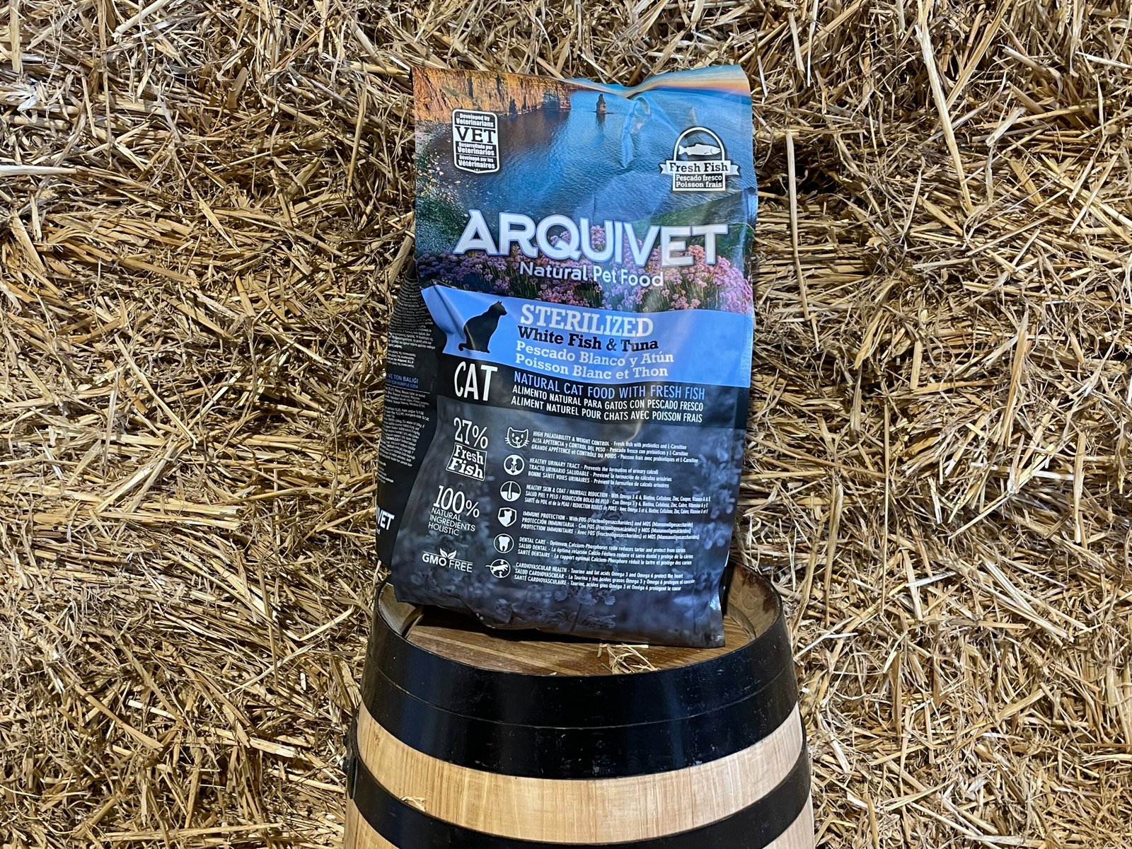 Cat feed Sterilized Arquivet White Fish and Tuna 1.5kg — MIM Services
